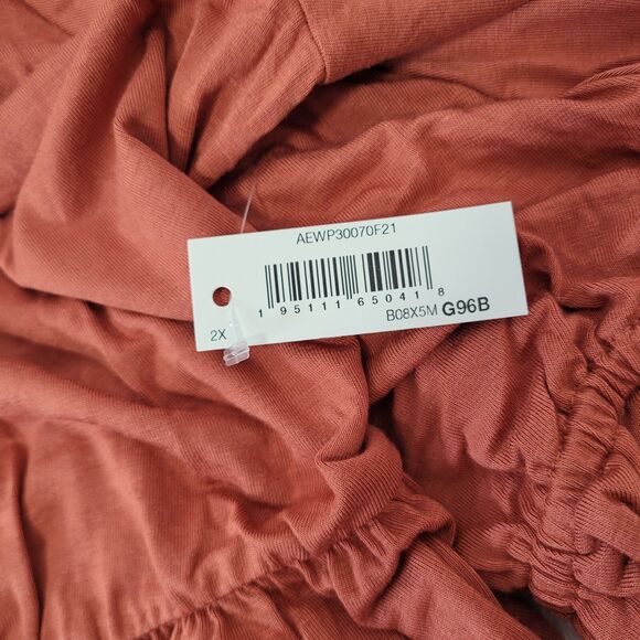 Amazon Essentials Women's Crewneck Short Sleeve Knit Midi Dress Caramel XX-Large - Picture 6 of 10